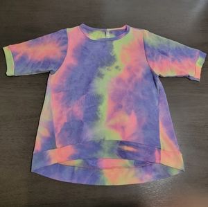 Emerald Tie Dye Knit Top